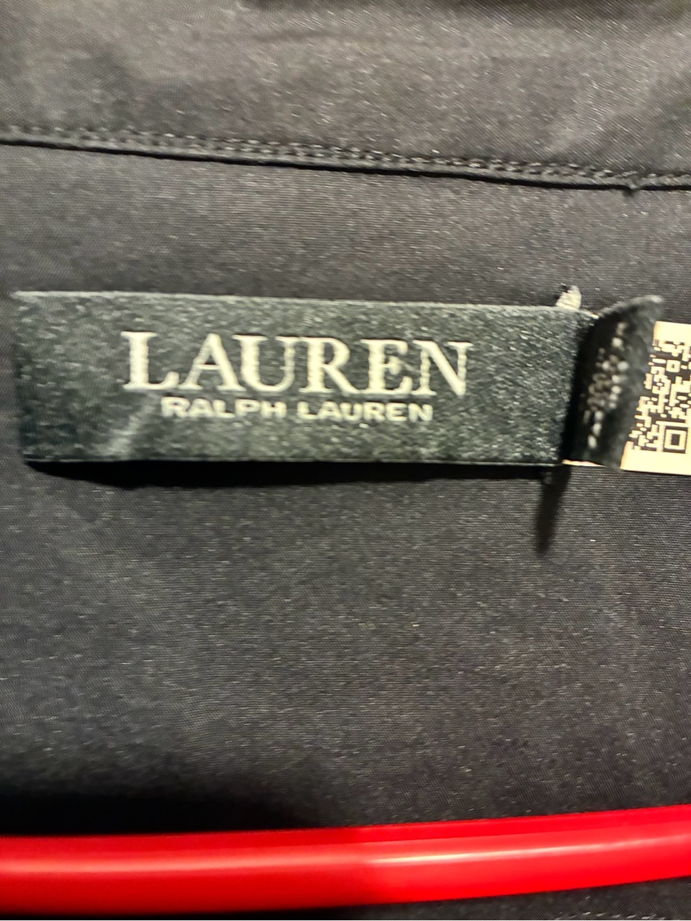 Lauren Ralph Lauren Black Long-Sleeve Button-Up Shirt with Embroidered Crest - Picture 7 of 7